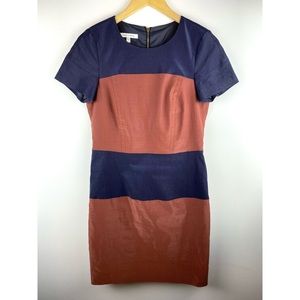 Judith & Charles Colour block Sheath Dress size 8